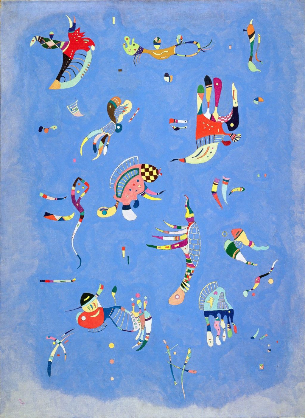 tác phẩm Sky Blue của Wassily Kandinsky