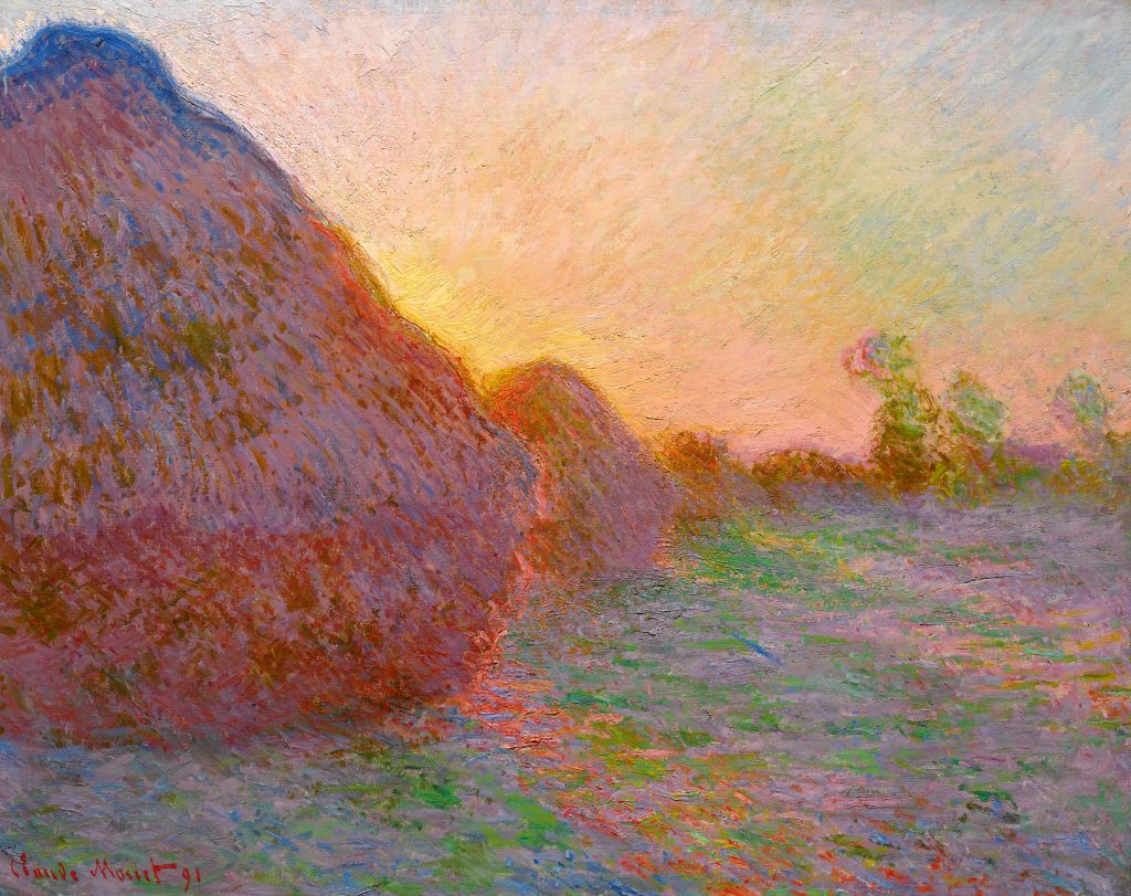 Bức tranh Meules của danh họa Claude Monet
