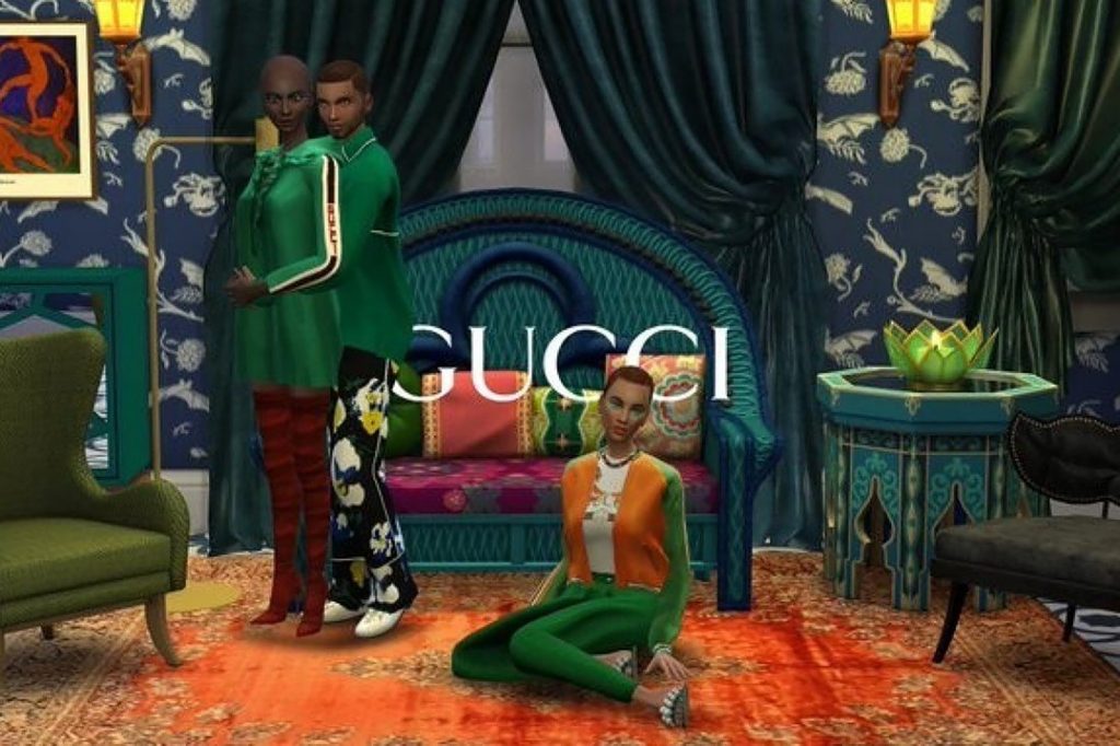 thời trang Gucci và The Sims