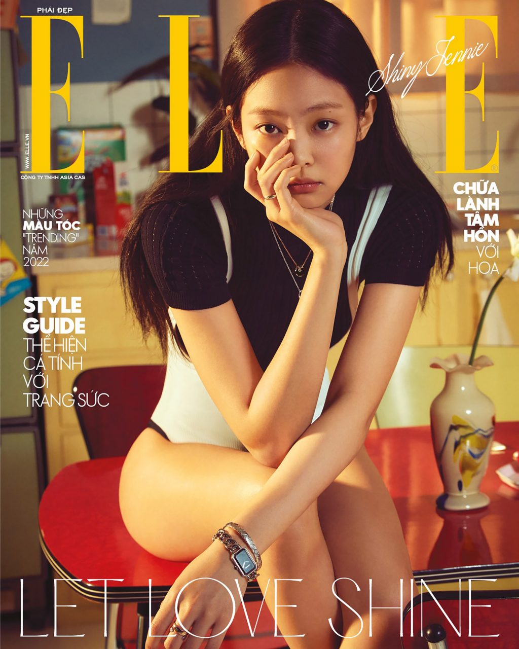 elle việt nam gương mặt trang bìa Jennie Kim