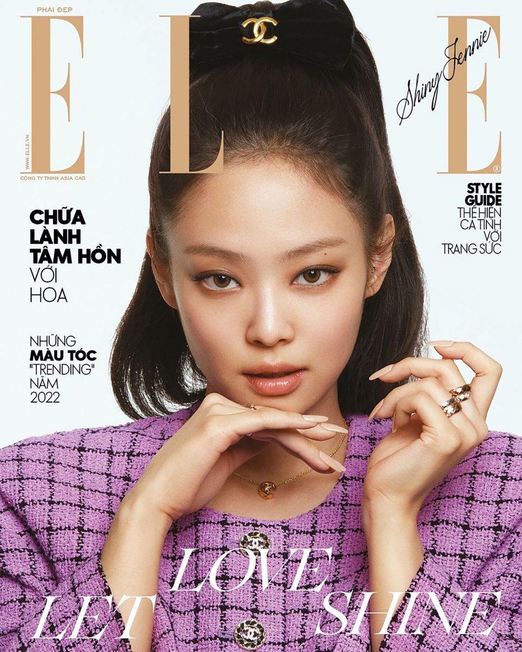 elle việt nam gương mặt trang bìa Jennie Kim