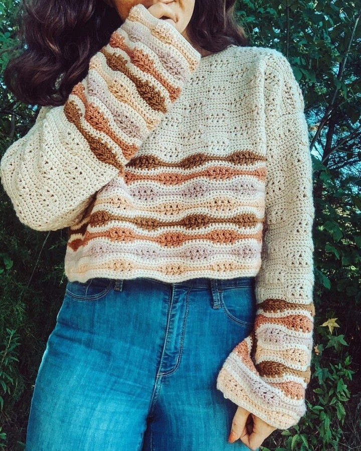 áo crochet sở thích