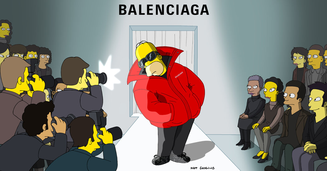 balenciaga the simpson - Game x Thời trang: Xem các nhà mốt nuông chiều Gen Z