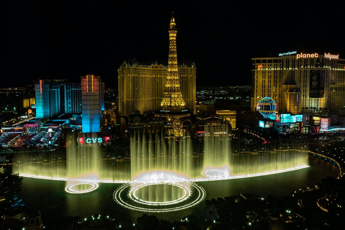 tiktok cảnh đêm ở las vegas