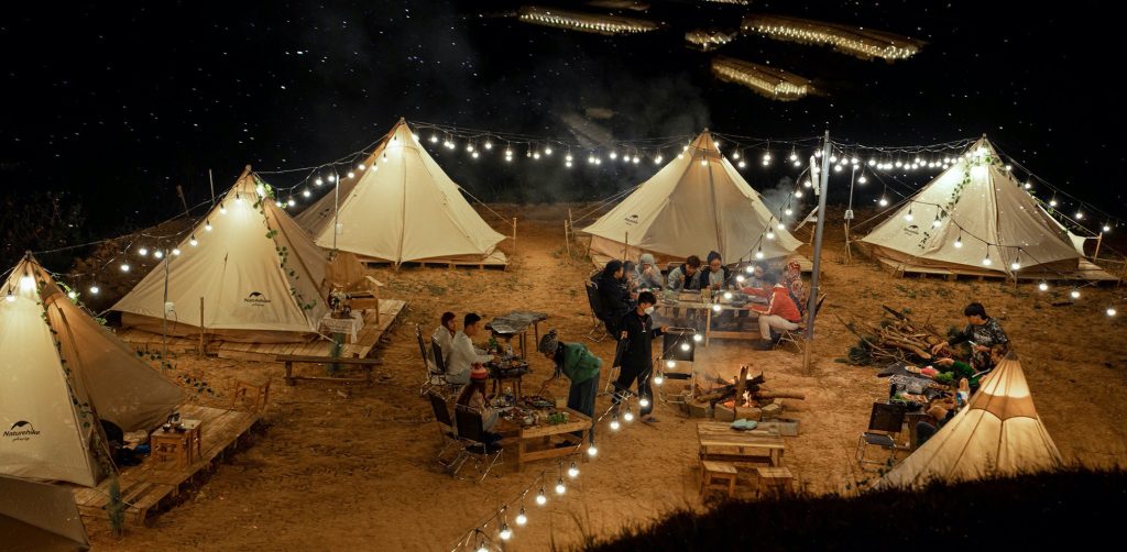 địa điểm trải nghiệm glamping