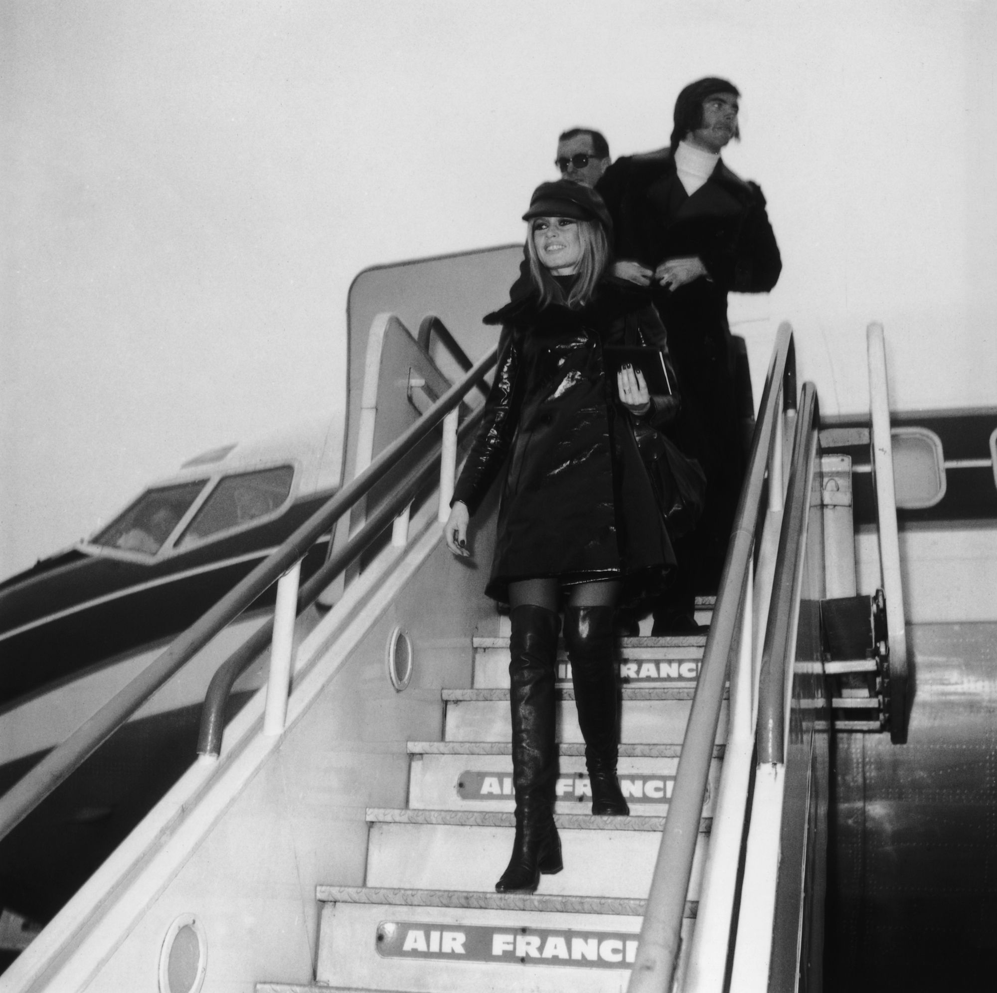 Brigitte Bardot tại sân bay Heathrow năm 1968
