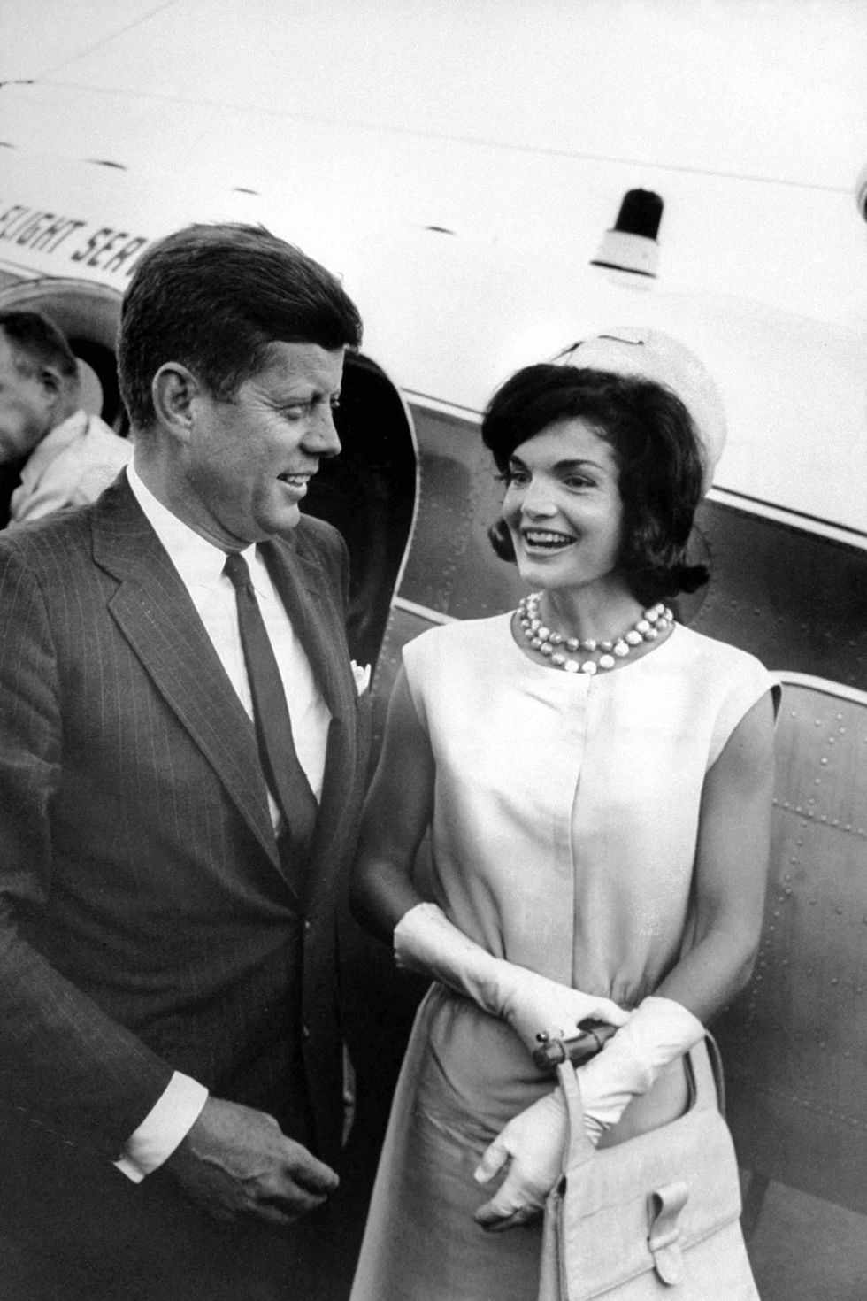 thời trang sân bay của jackie Kennedy