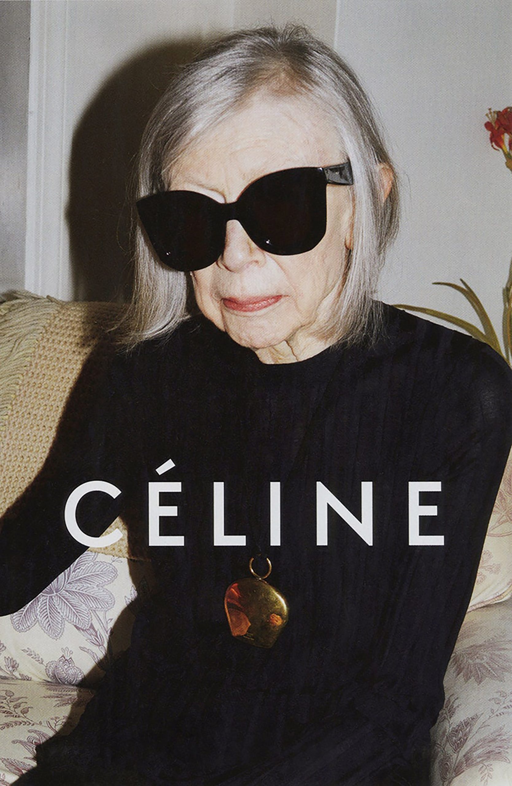 văn sĩ Joan Didion trong quảng cáo Celine