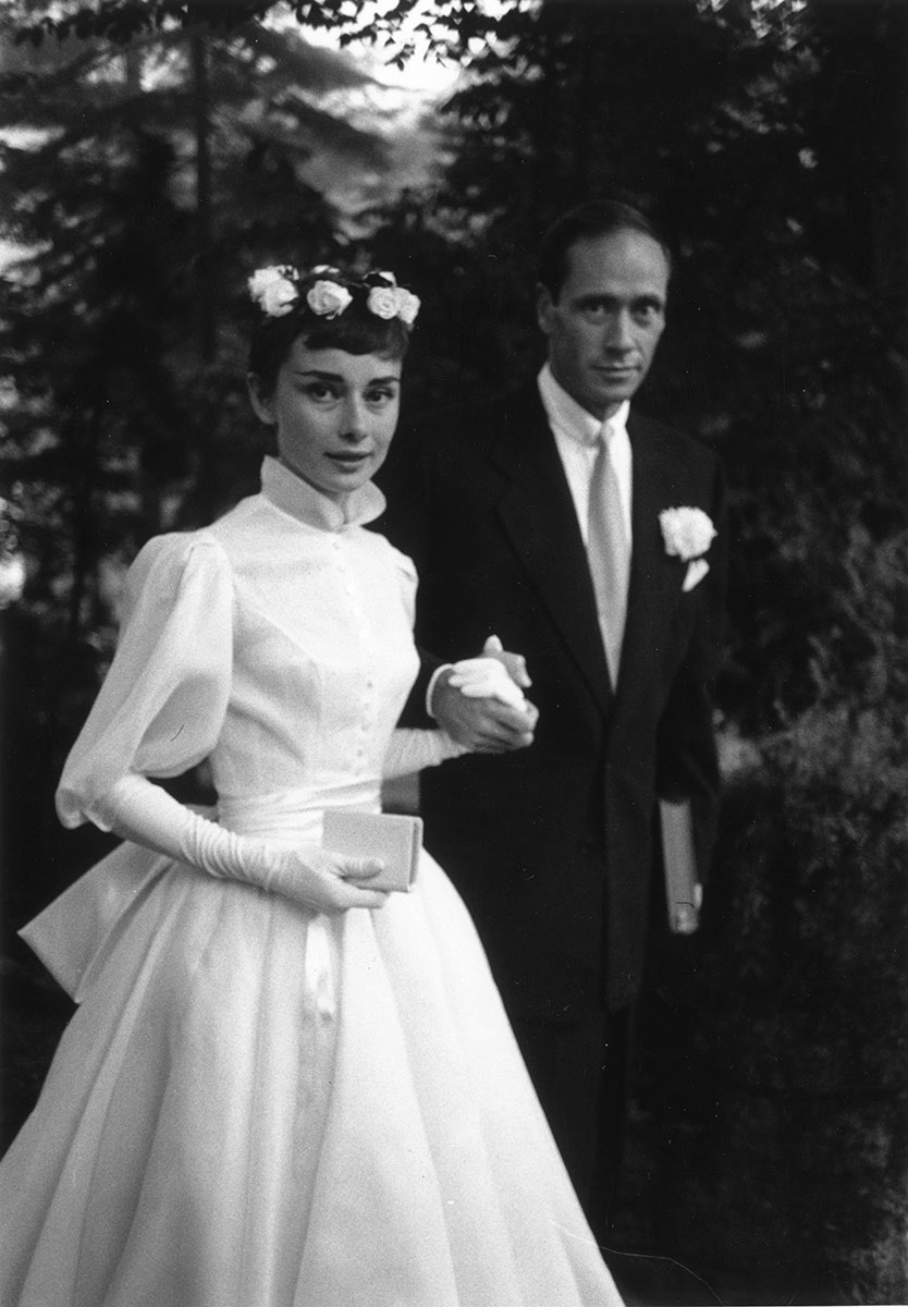 Vẻ đẹp của Audrey Hepburn trong ngày cưới