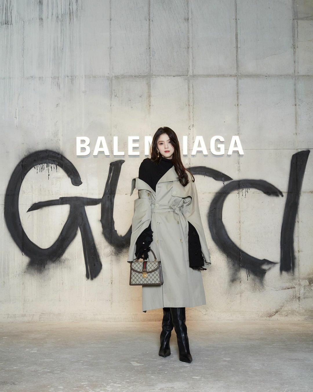 Han So Hee tại sự kiện của Balenciaga