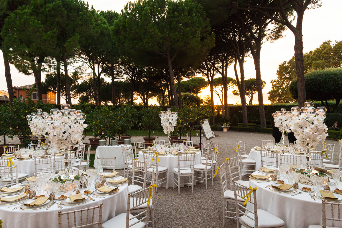 tổ chức tiệc cưới ở Villa Aurelia