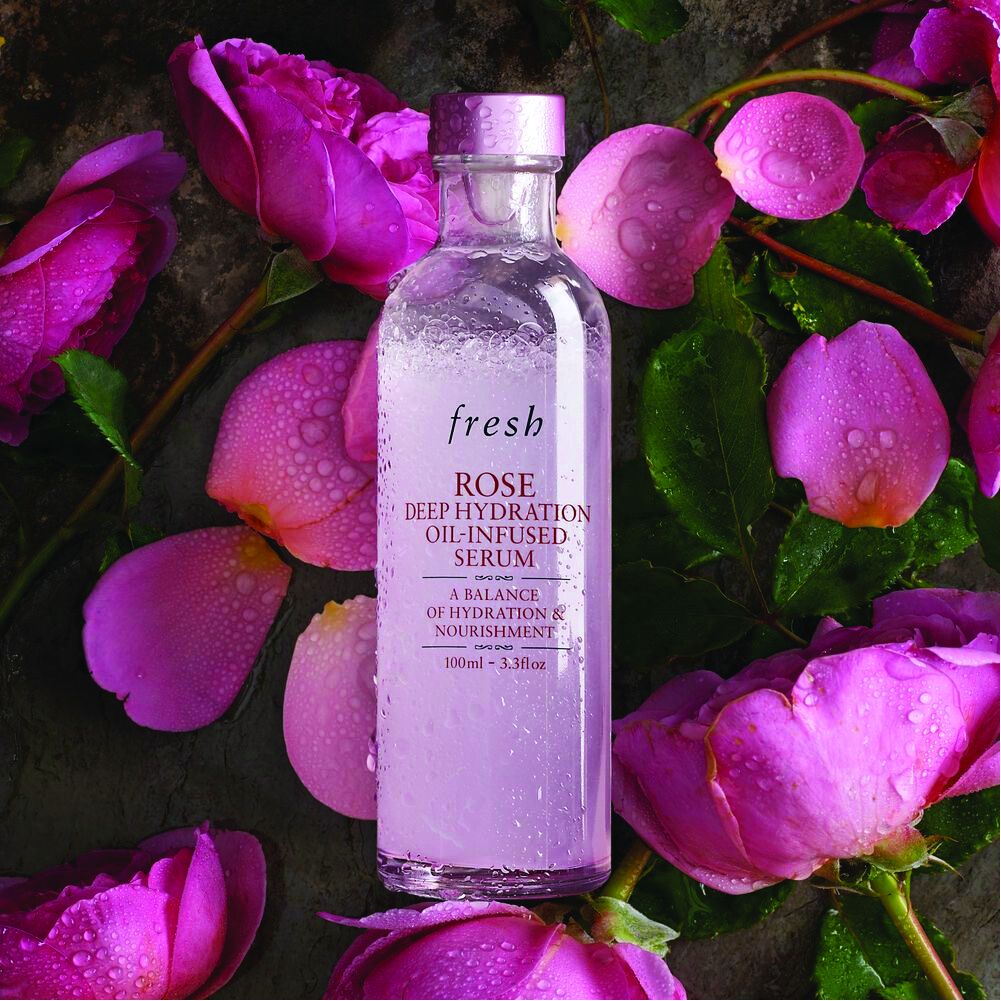 serum hoa hồng Fresh Rose Deep Hydration Oil-Infused Serum