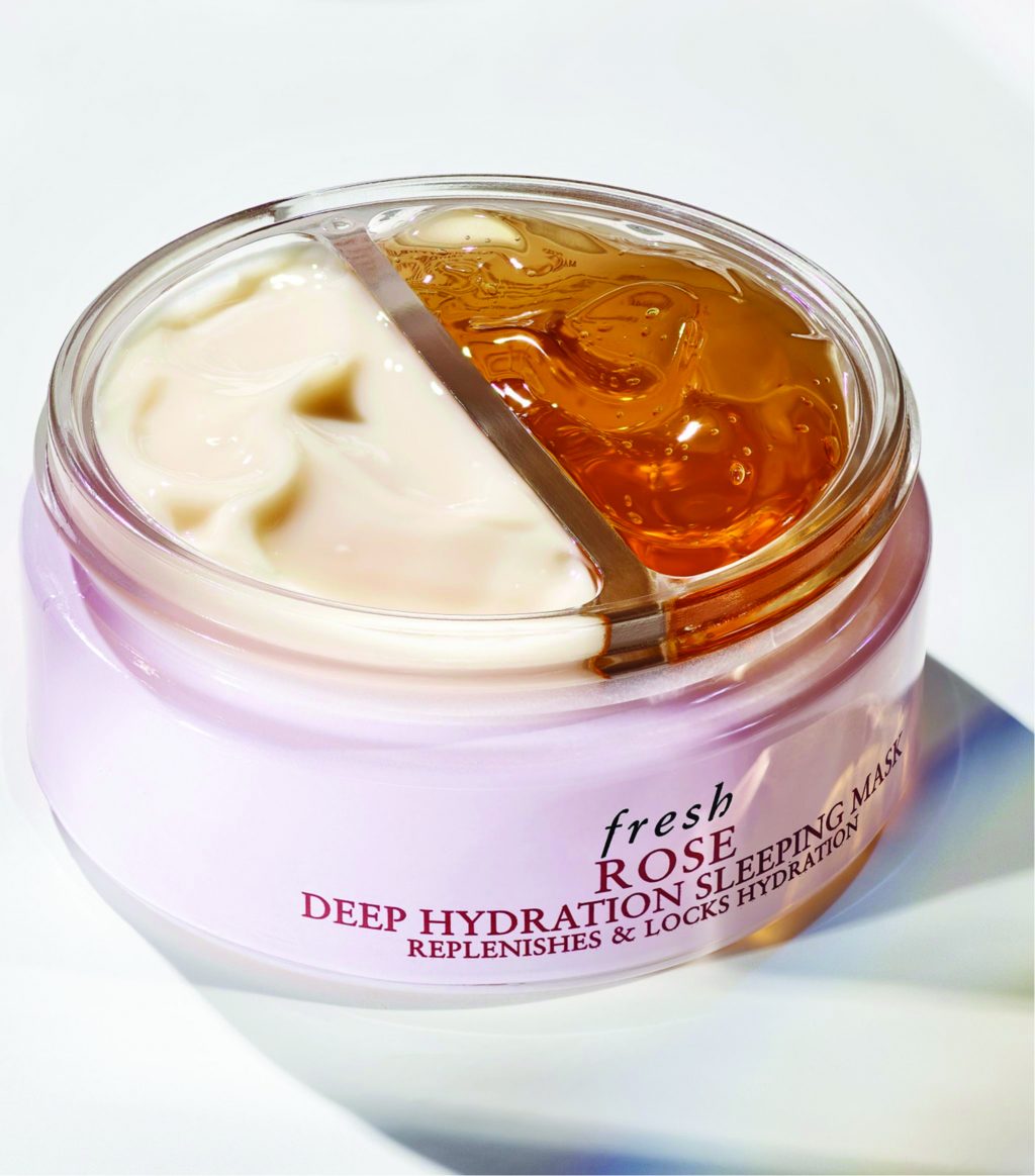 Mặt nạ 2 bước Fresh Rose Deep Hydration Sleeping Mask chiết xuất từ cánh hoa hồng