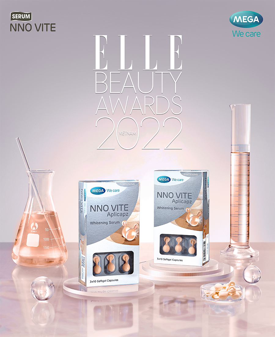 Serum dưỡng trắng NNO VITE được vinh danh tại ELLE Beauty Awards 2022