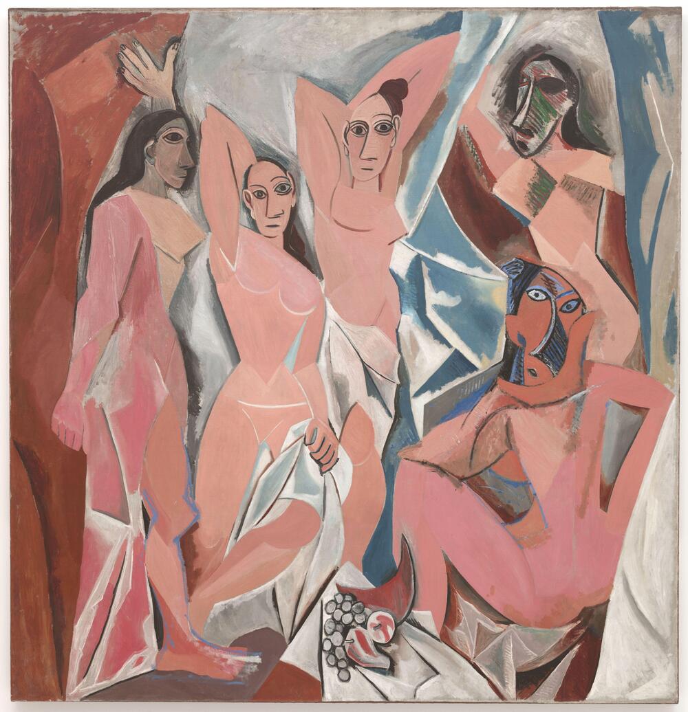 tranh nghệ thuật Les Demoiselles d'Avignon