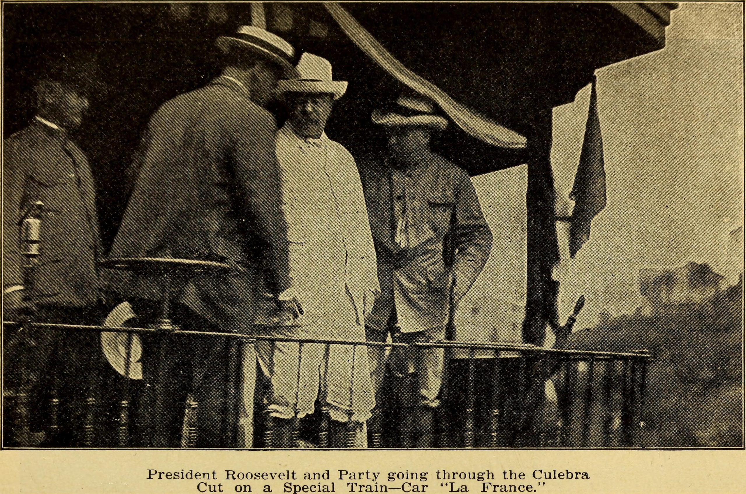 Cố Tổng thống Roosevelt ở Panama năm 1907