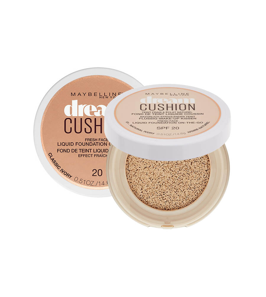 Maybelline New York Dream Cushion Fresh Face Liquid Foundation.