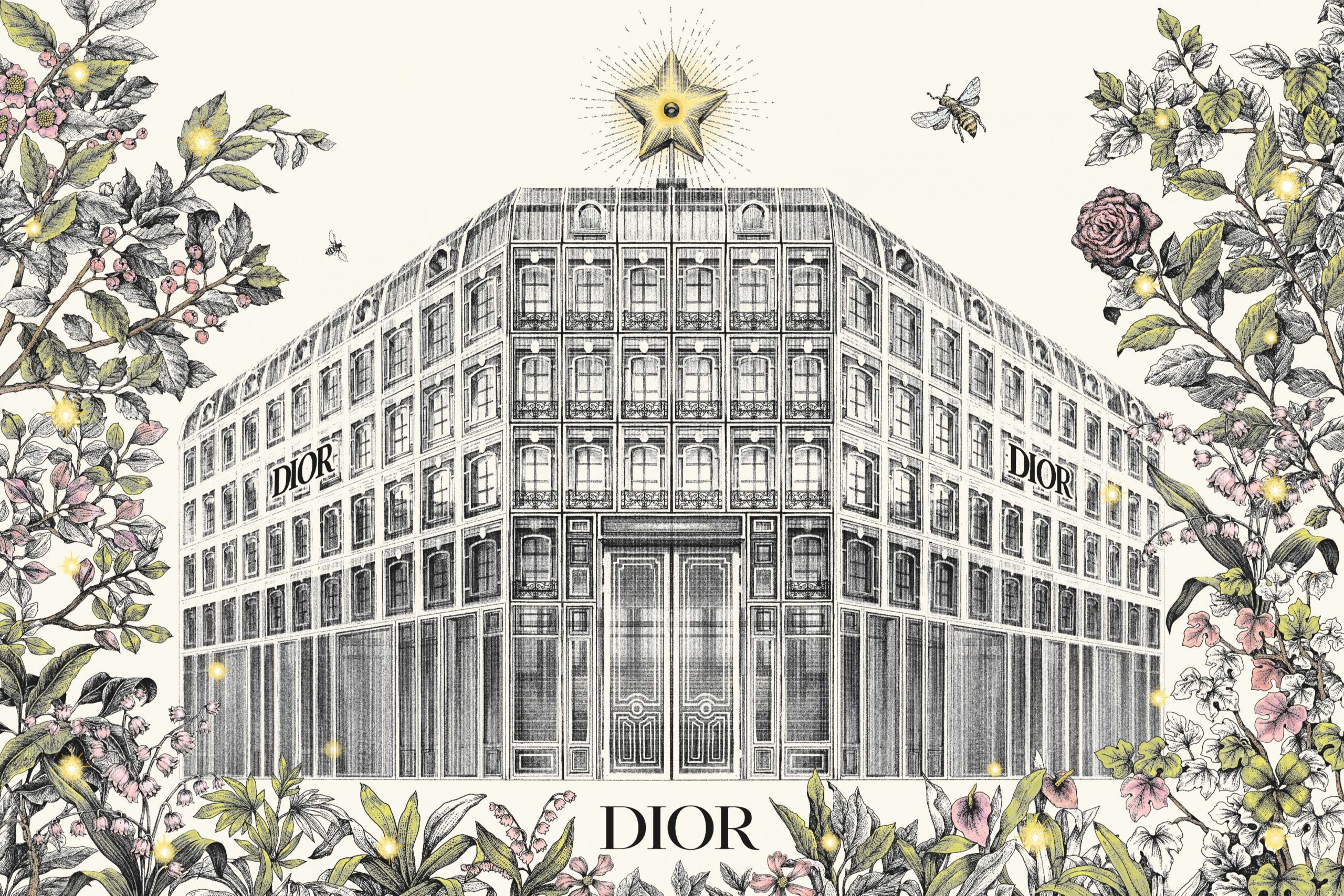 cửa hàng pop-up của dior tại hàn quốc 