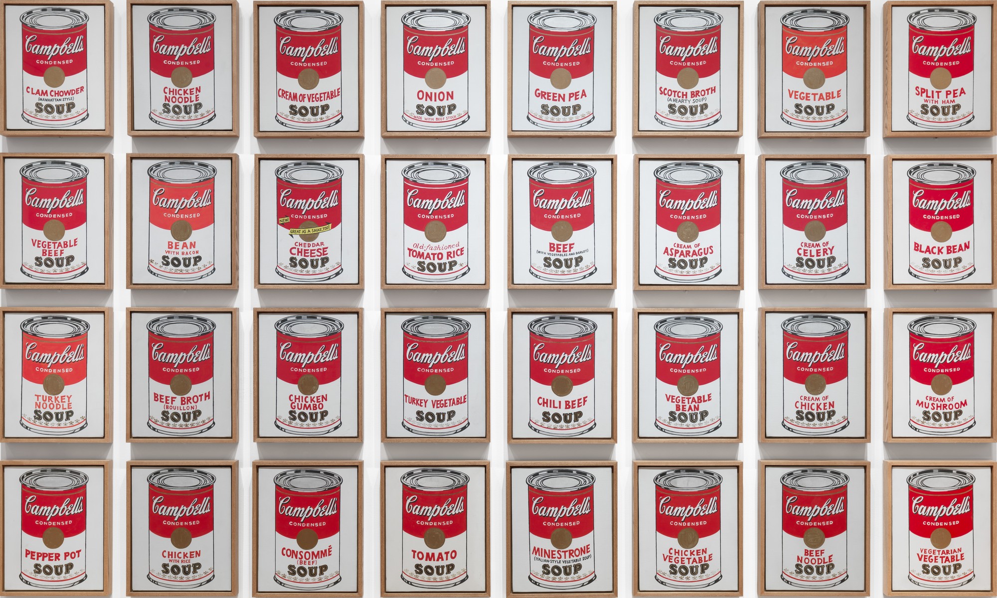 tranh nghệ thuật Campbell's Soup Cans