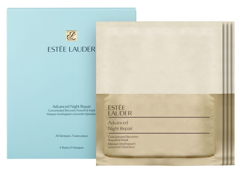 Dưỡng da với mặt nạ Estée Lauder Advanced Night Repair Concentrated Recovery PowerFoil Mask.