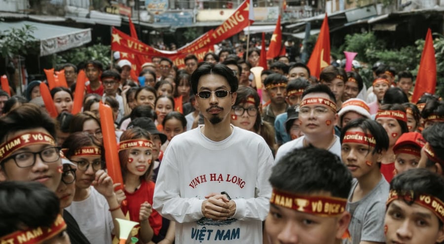 đen vâu đi trong mùa hè