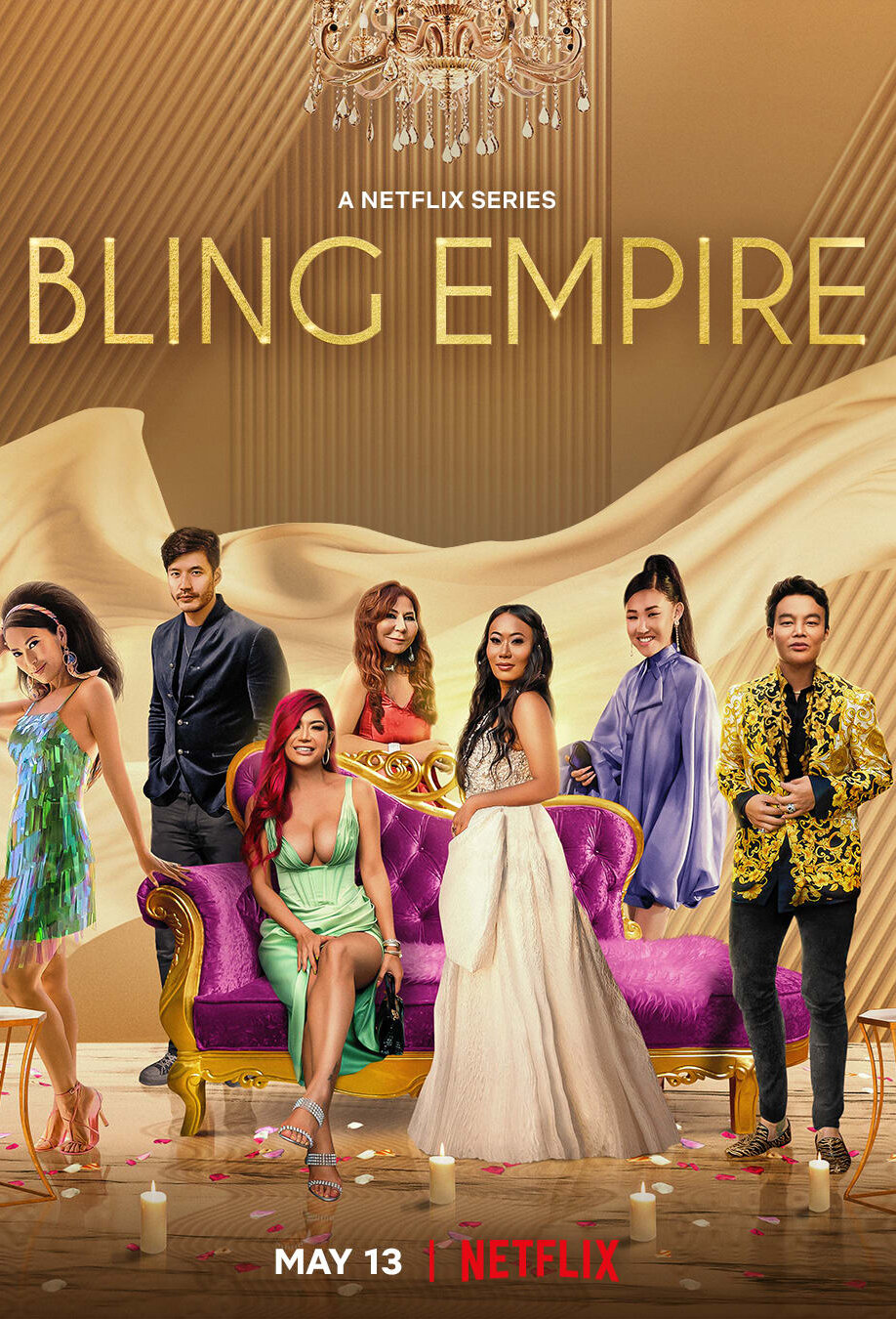 poster bling empire phim giới siêu giàu 