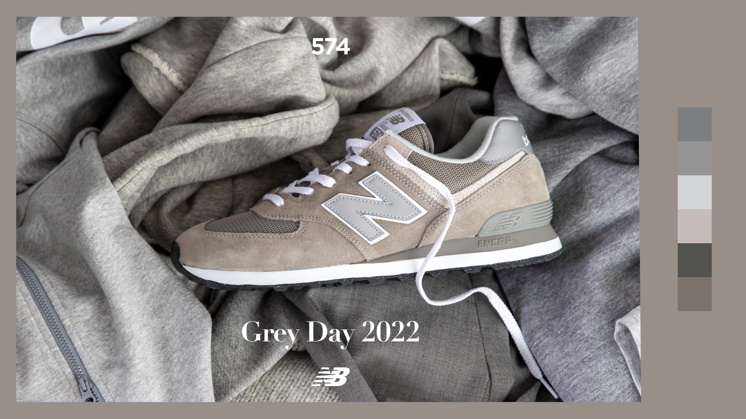 giày thể thao New Balance màu xám