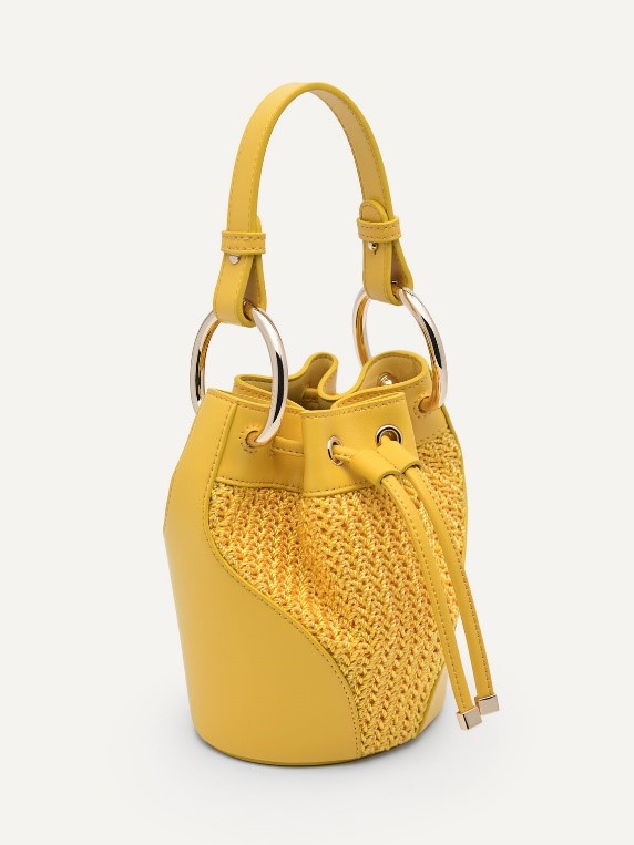 túi Mini Tampa Bucket Bag màu vàng