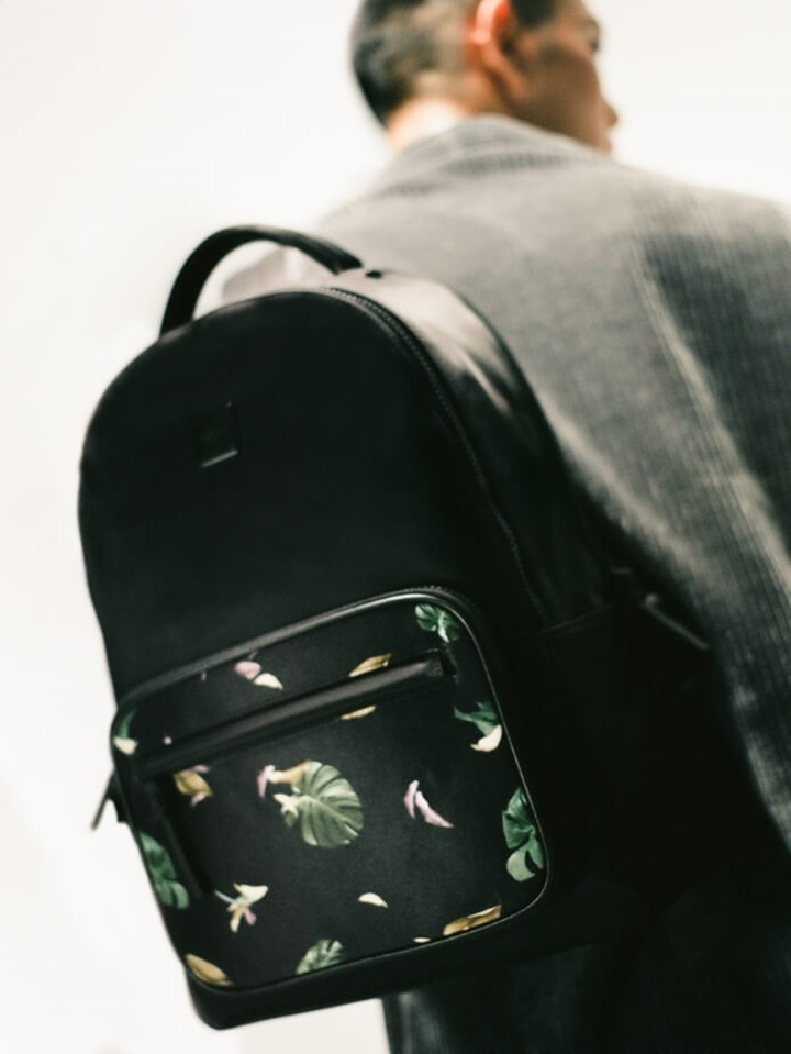 Balo Pedro Fabric Backpack họa tiết hoa
