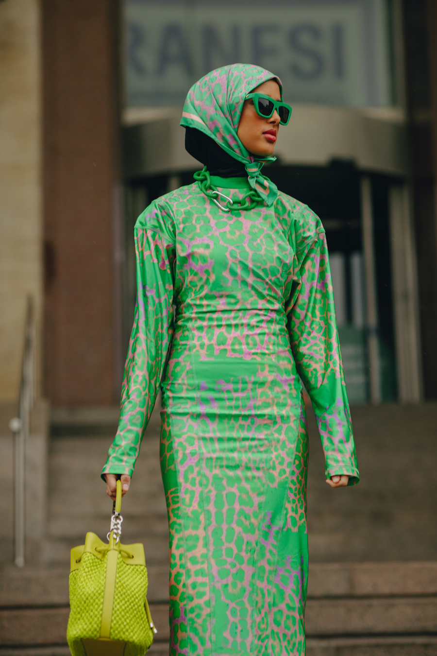 Trang phục xanh lá tại Copenhagen Fashion Week 2022