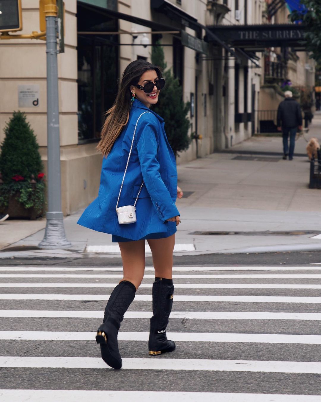 dark skin suitable to wear cobalt blue