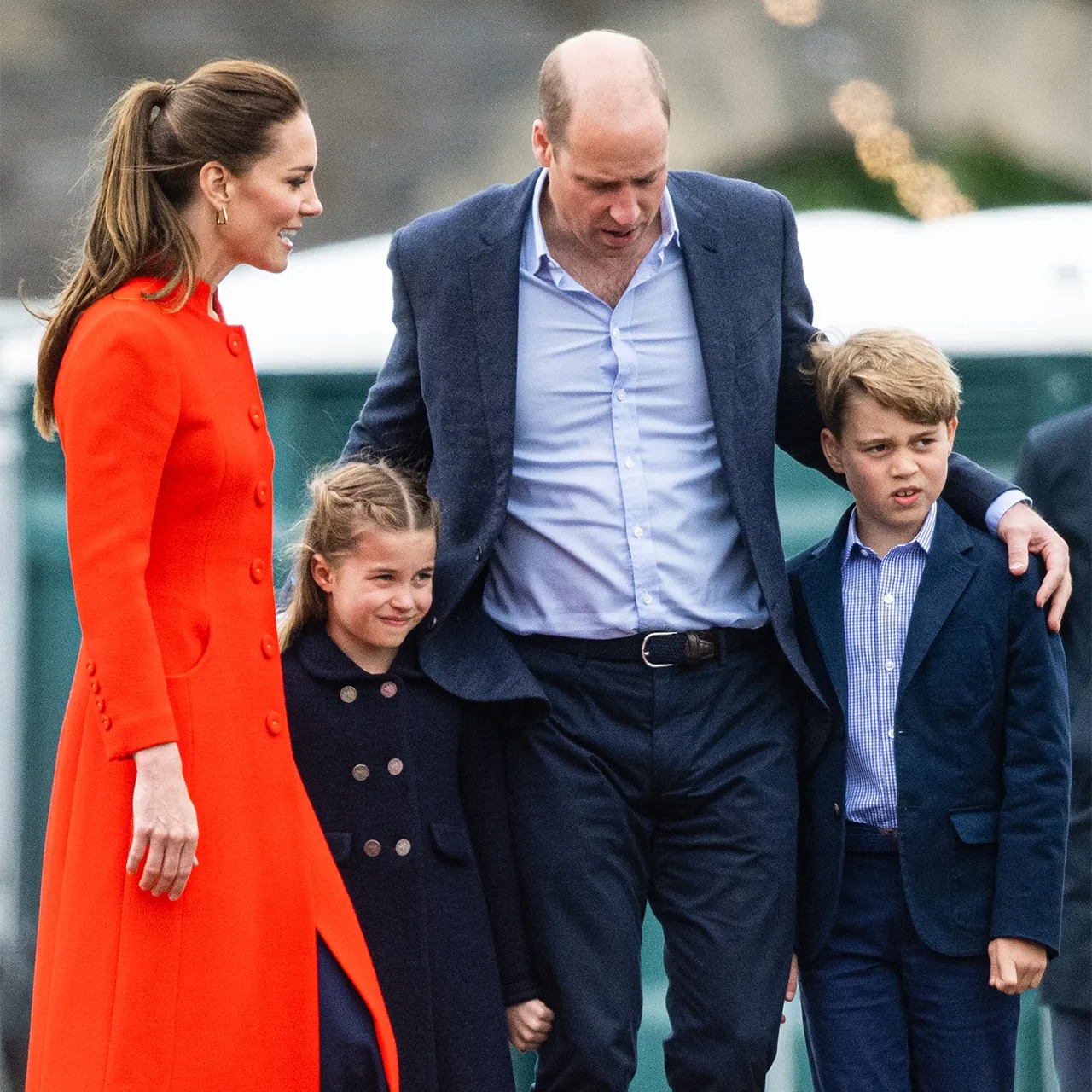 Gia đình Công nương Kate ở lễ kỷ niệm được tổ chức ở xứ Wales