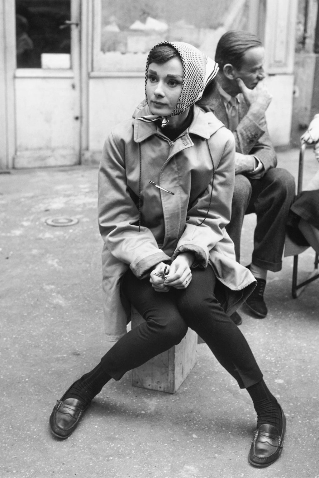 Audrey Hepburn trên phim trường Funny Face
