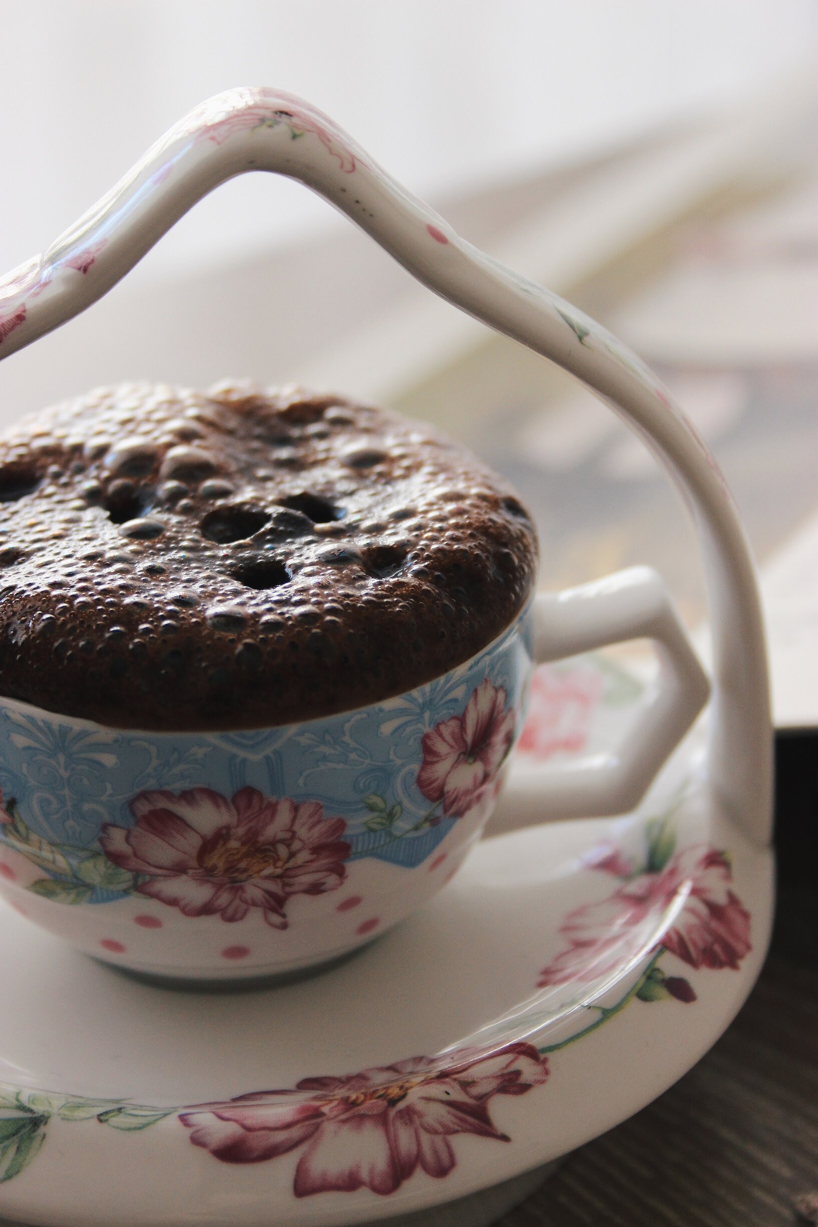 cách làm mug cake socola đen