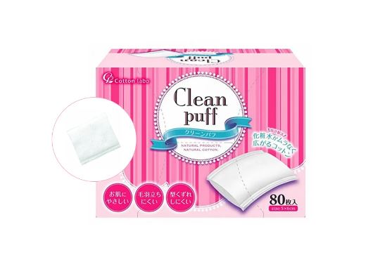 Bông tẩy trang Cotton Labo Clean Puff