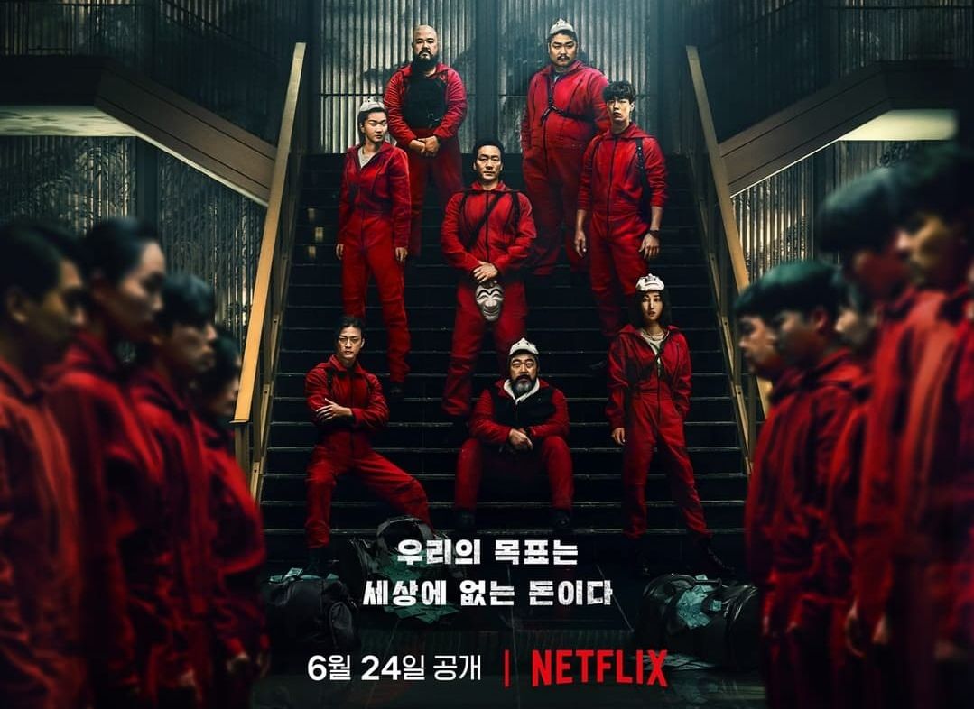 poster money heist korea 