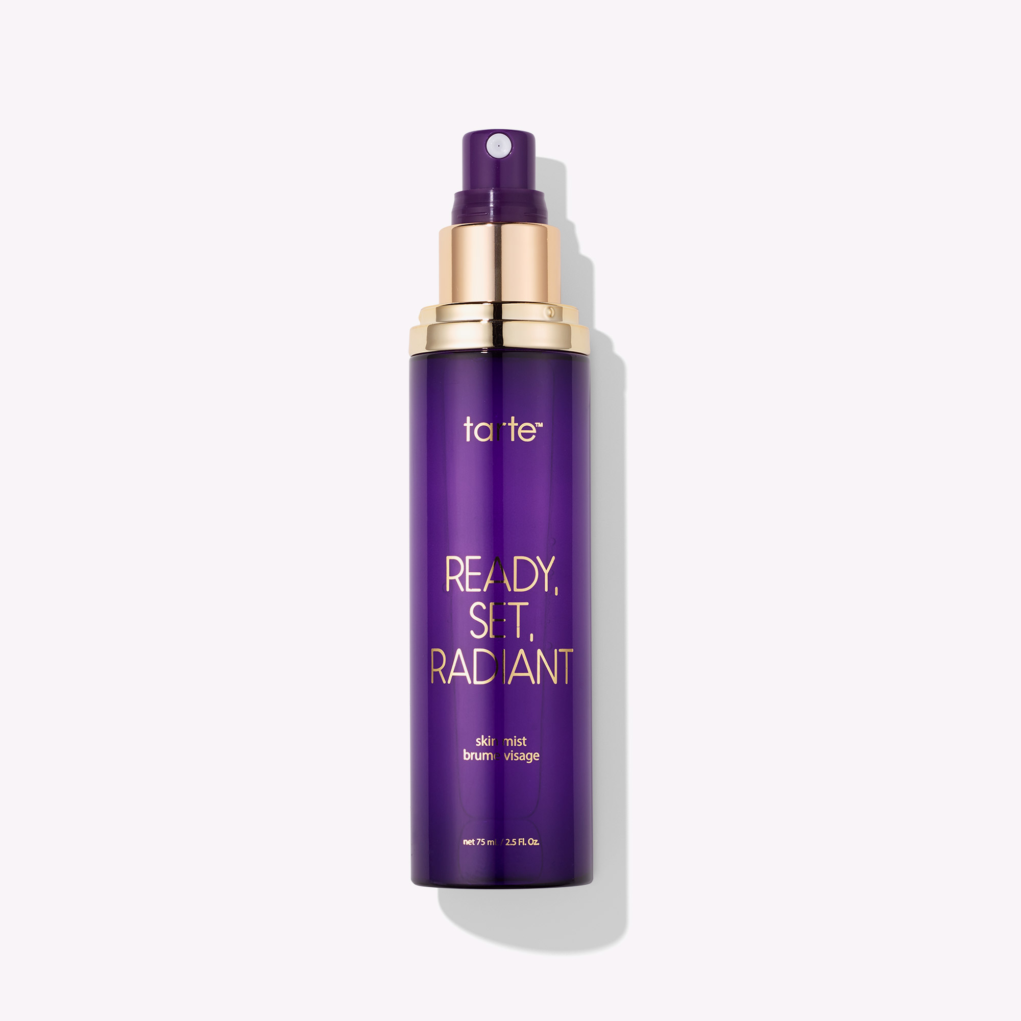 Xịt khóa trang điểm Tarte Ready Set Radiant Skin Mist.