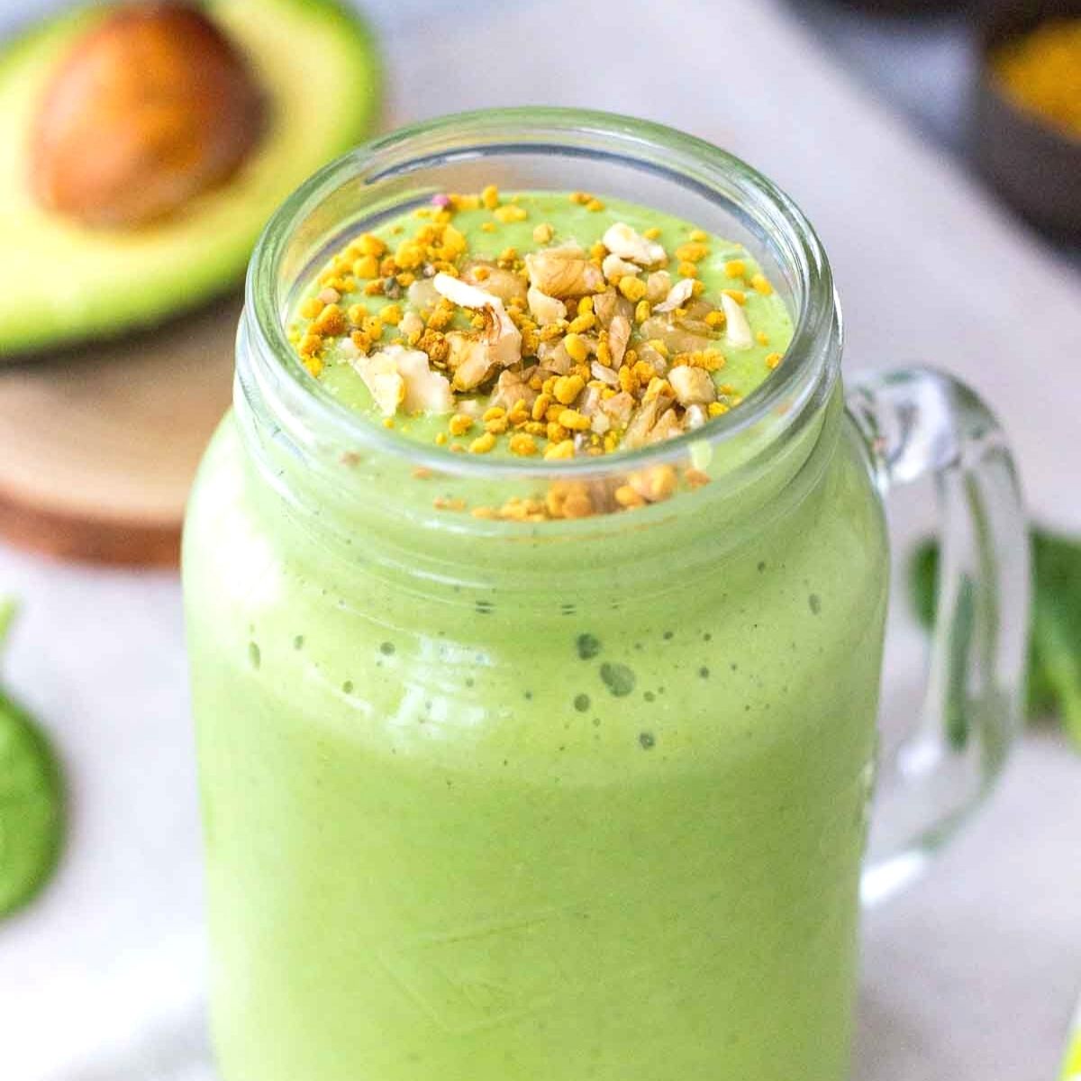 c smoothie bơ yến mạch