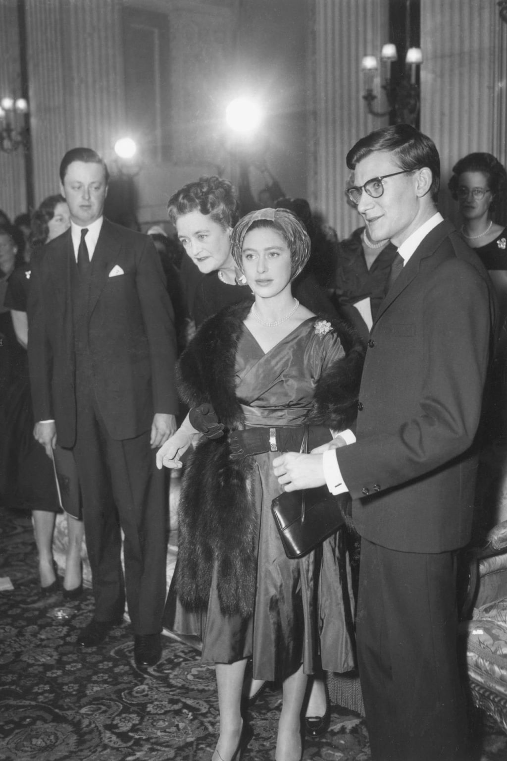 Công chúa Margaret và Yves Saint Laurent năm 1958