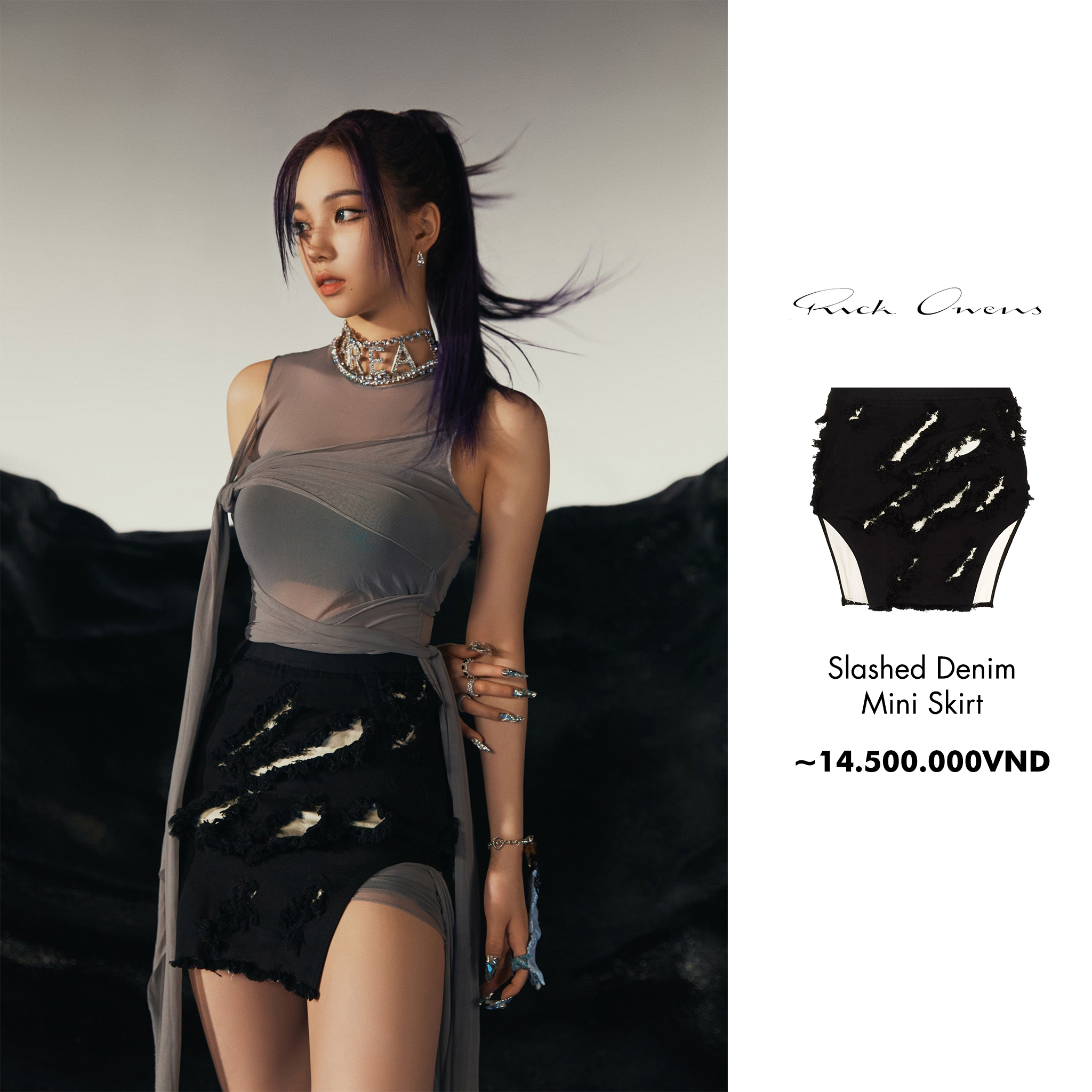 Đo độ đầu tư của SM cho phong cách “nữ sinh điện tử” của aespa trong MV Girls karina rick owens - Đo độ đầu tư của SM cho phong cách “nữ sinh điện tử” của aespa trong MV Girls