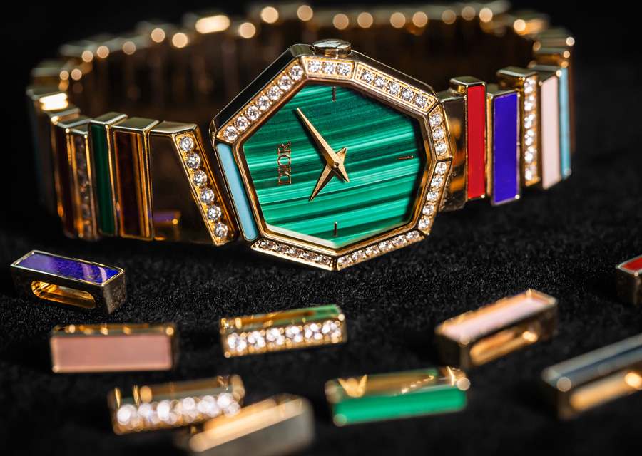 đồng hồ màu sắc thuộc BST Gem Dior 2019 trang sức cao cấp