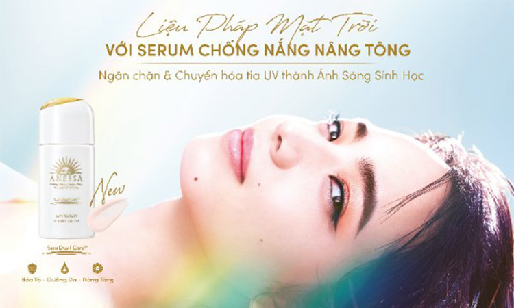 Serum Chống nắng Dưỡng da Nâng tone Anessa