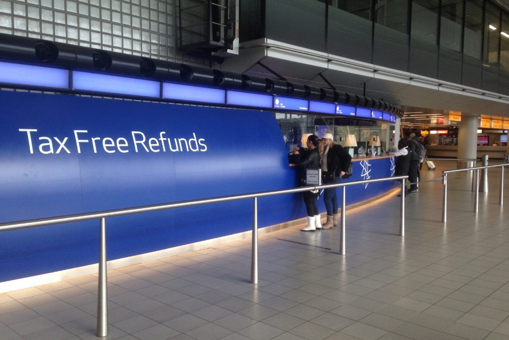chiết khấu thuế tax free tại sân bay thuỵ sĩ