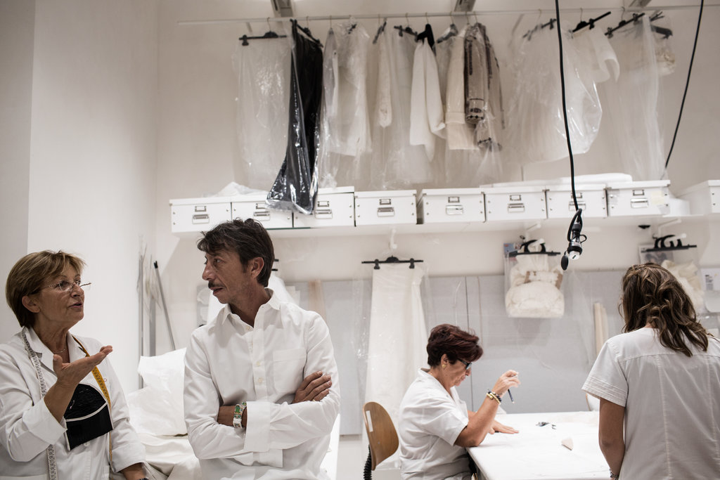 Valentino atelier tại paris học thời trang