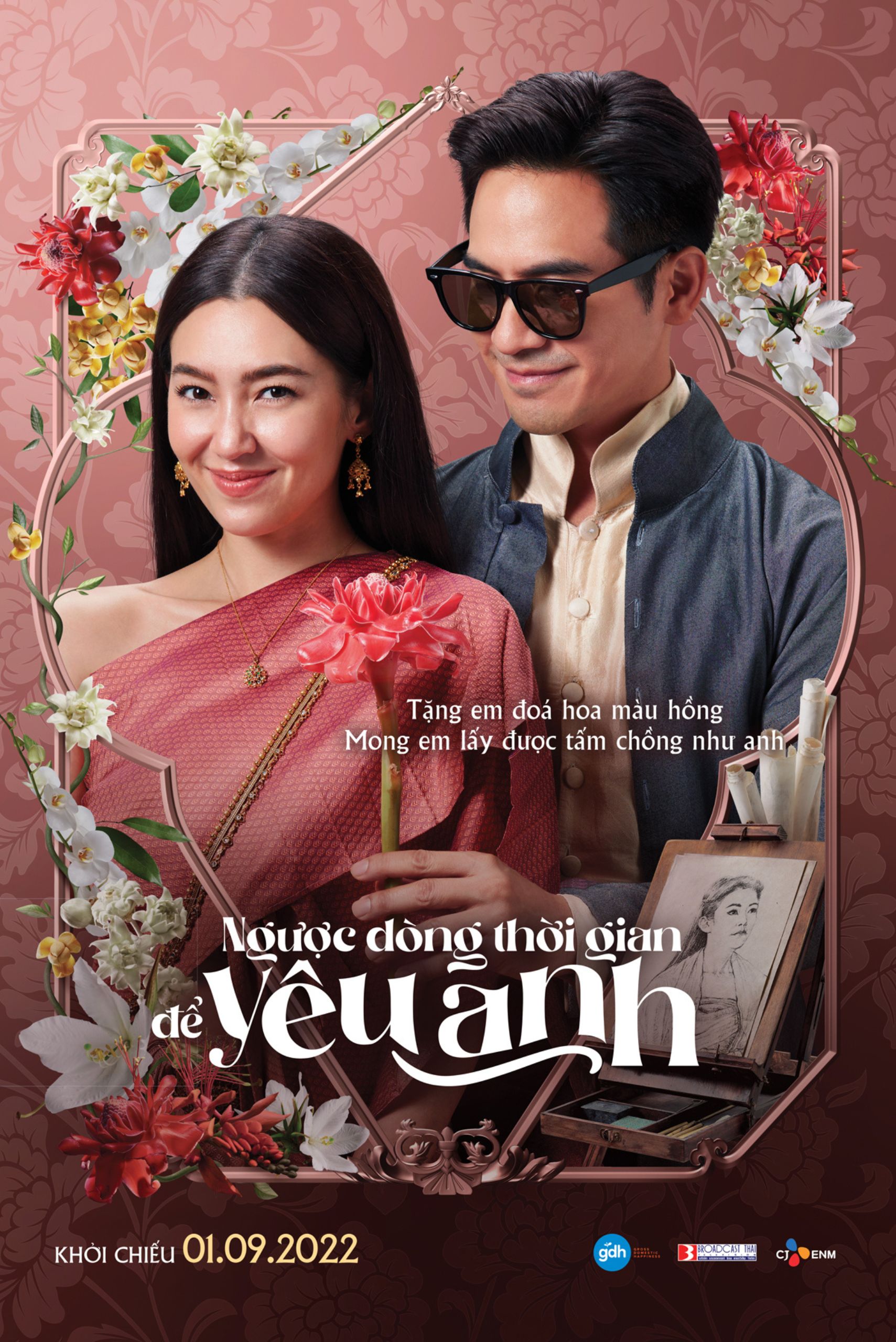 poster phim Thái Ngược dòng thời gian để yêu anh