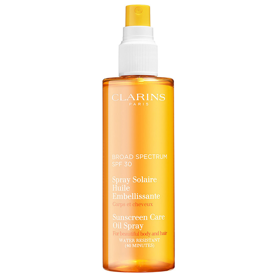 Clarins Sunscreen Care Oil Spray.