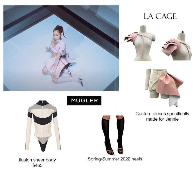jennie full outfit concept teaser - “Bóc nhãn” loạt thương hiệu thời trang trong teaser Pink Venom của BLACKPINK