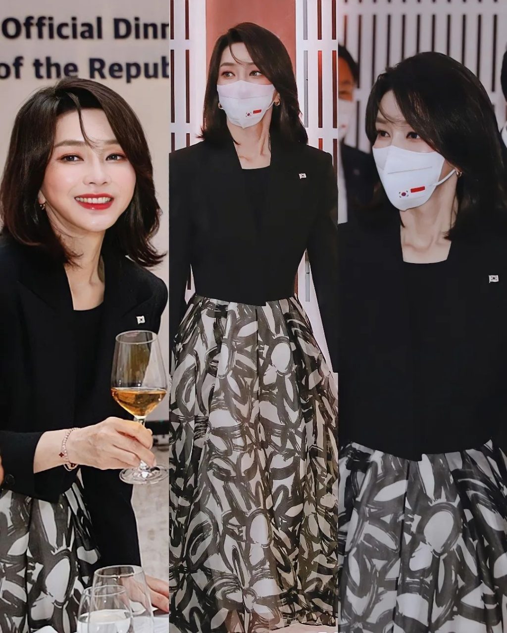 gu thoi trang da dang cua de nhat han quoc 1024x1280 - Đệ nhất phu nhân Hàn Quốc Kim Keon Hee gây tranh cãi vì phong cách “New Woman”