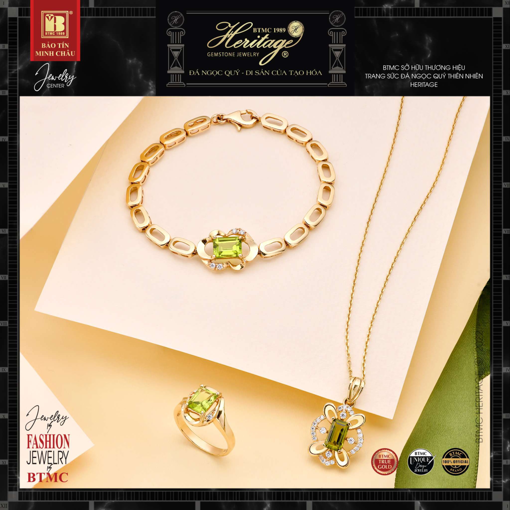 thiết kế peridot của Bảo Tín Minh Châu