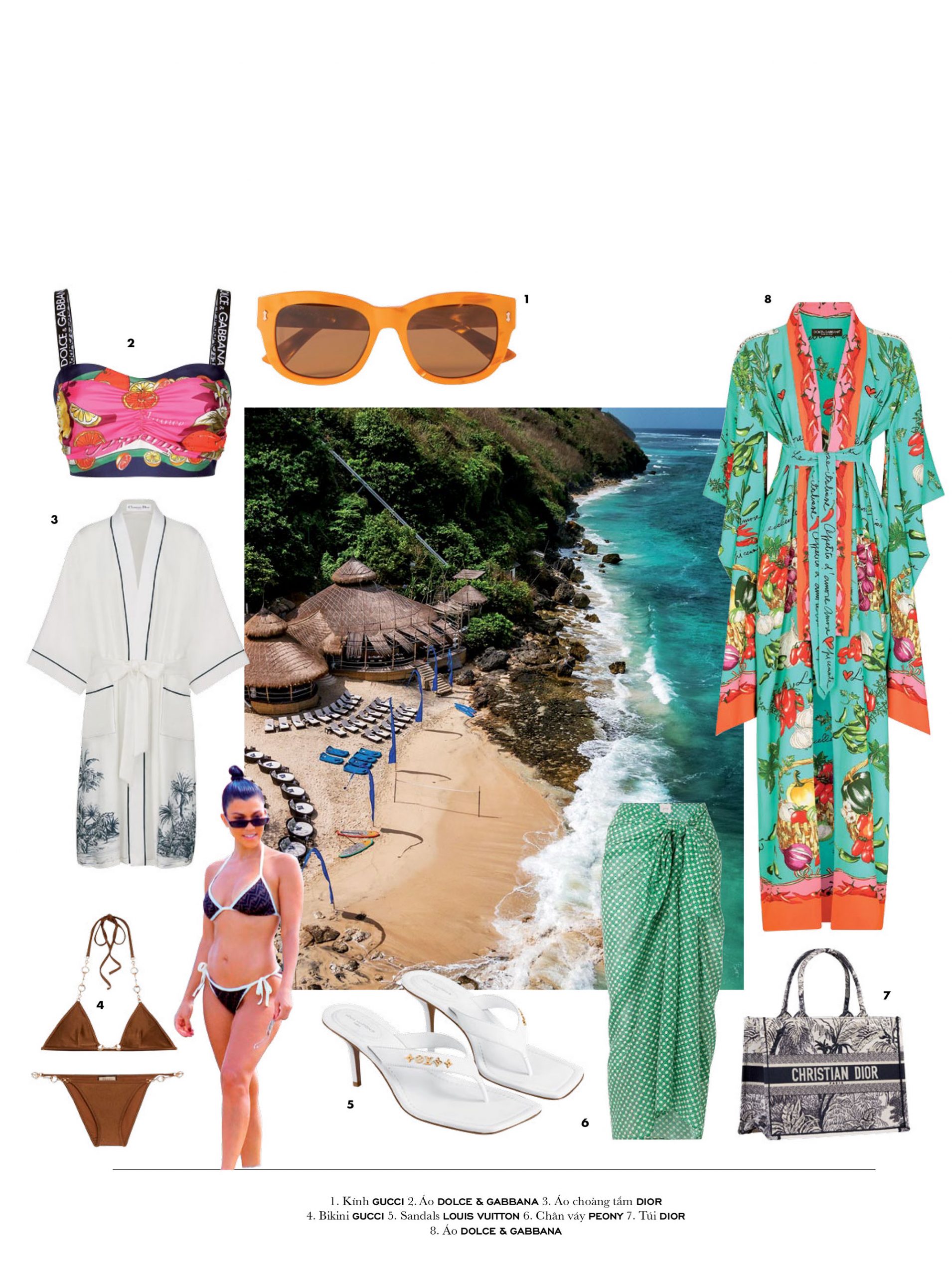 trang phuc bali indonesia scaled - Từ Bali đến Saint Tropez, đi tìm cảm hứng thời trang từ các bãi biển nổi tiếng thế giới